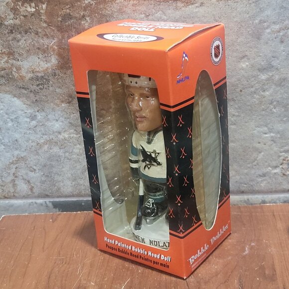 Owen Nolan San Jose Sharks Bobblehead Doll National Hockey League - Picture 7 of 9